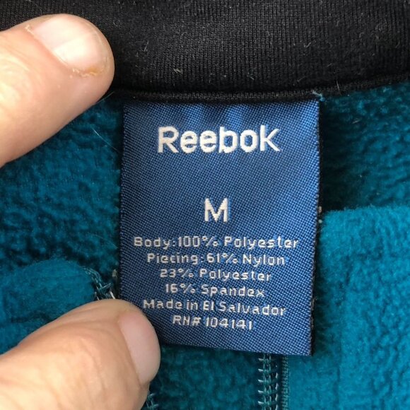 Reebok Womens Jacket Medium Fleece Full-Zip Winter Stand Up Collar Outdoors - Picture 3 of 10